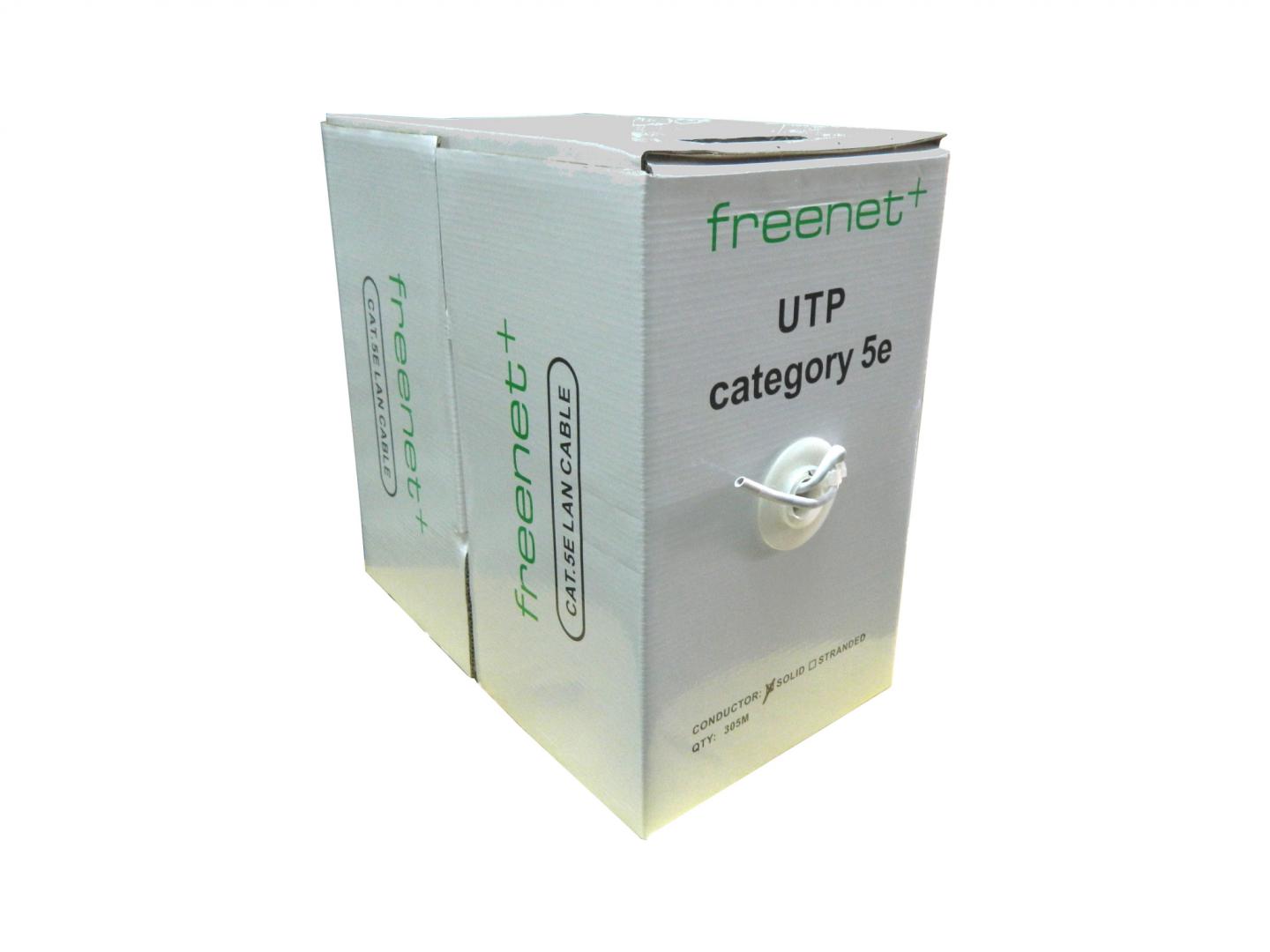 Cablu UTP categoria 5e CCA FRE-UTP5E / Freenet - rola 305m.
