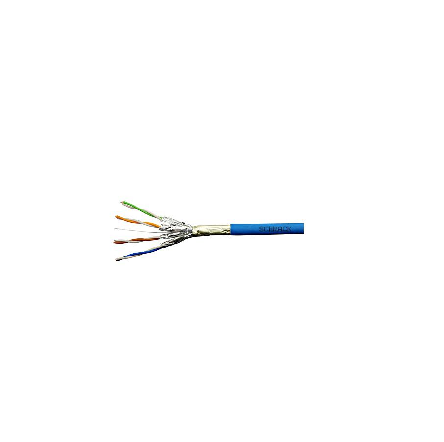 Cablu FTP Cat.6a, 4x2xAWG23/1, 500MHz, LS0H, Dca, albastru -rola 500metri