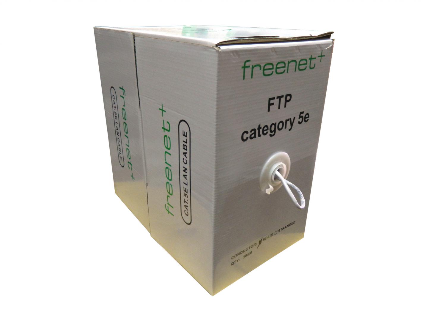 Cablu FTP categoria 5e CCA FRE-FTP5E / Freenet - rola 305m.